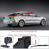 Câmera HD de Visão Traseira do Carro - Estacionamento - À Prova D 'Água, 4 LED  5 Pin
