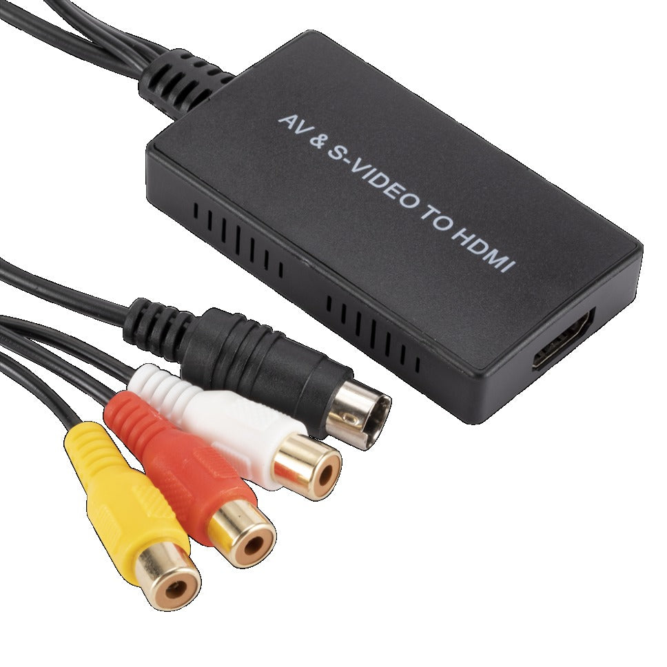 Conversor de vídeo S/Vídeo RCA para HDMI