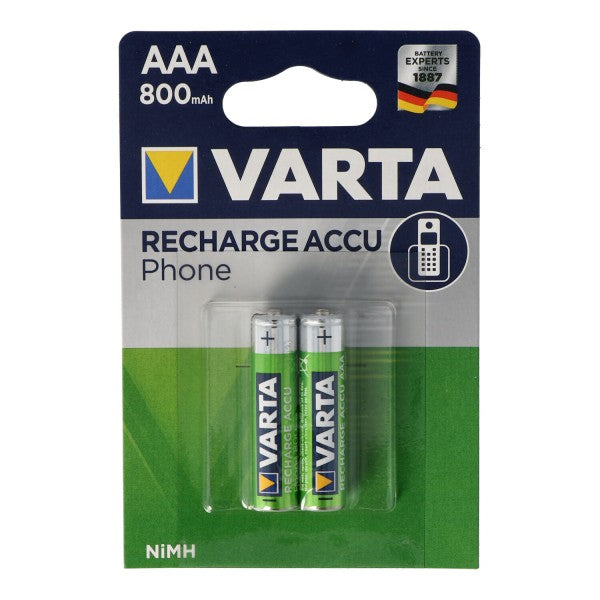 Pilha Varta Recarregável NiMH 800 mAh AAA 4 Un