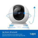 Tapo C210 - Câmara de Vigilância IP Wi-Fi 360° (2-Pack)