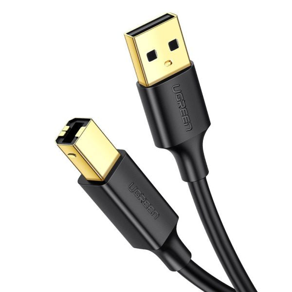 Cabo de Impressora Ugreen USB Tipo B para USB 2.0 – 1.5 m (Preto)
