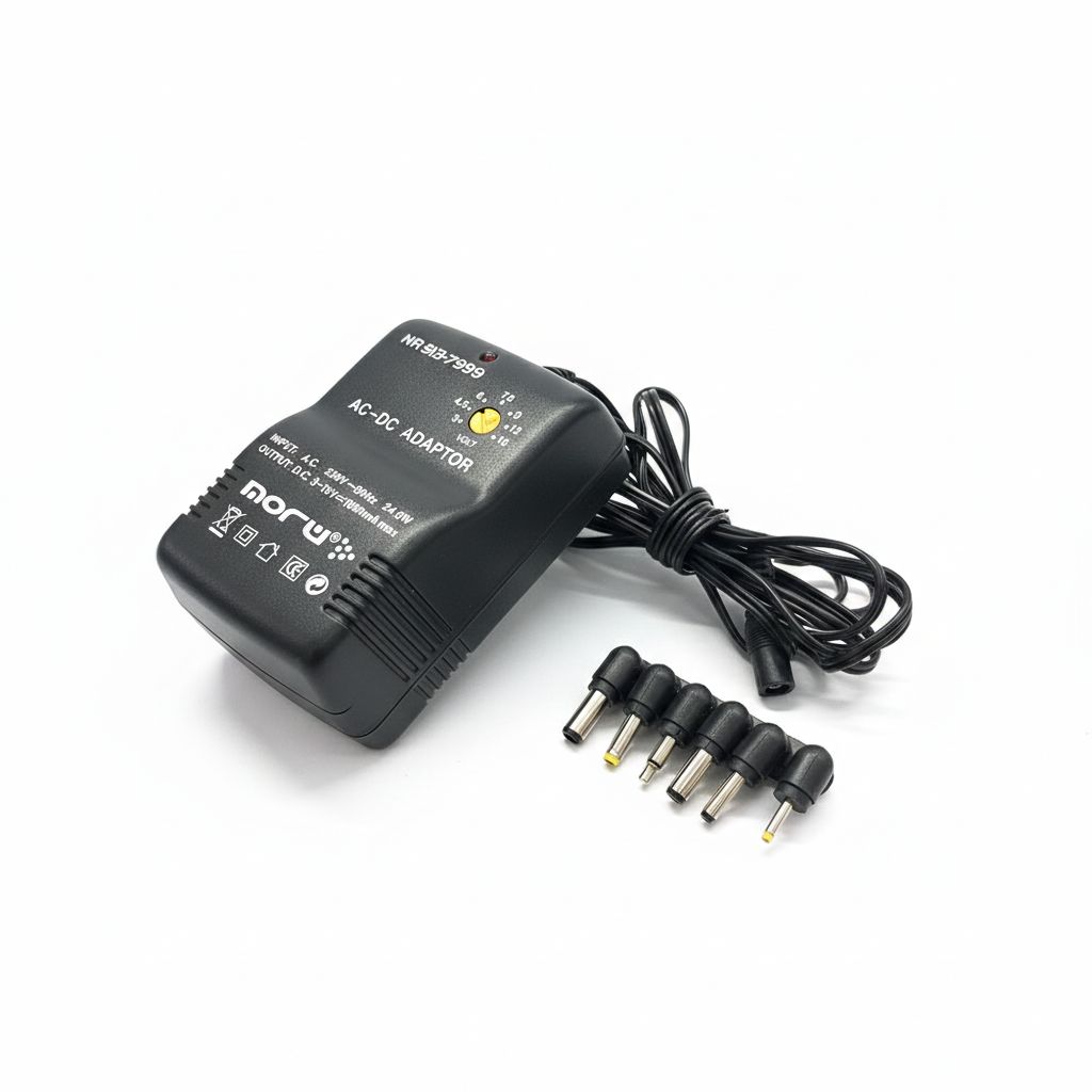 Carregador Adaptador CA/CC Universal NORU NR 913-799 (SEGUNDA-MÃO / GRADE A)