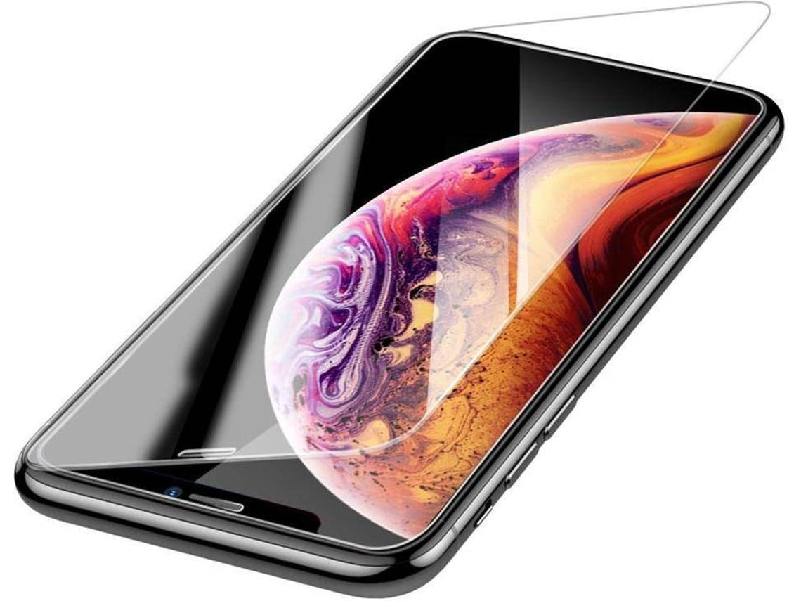 Película Vidro Temperado iPhone XS Max BASEUS 0.3 mm Protetor Completo