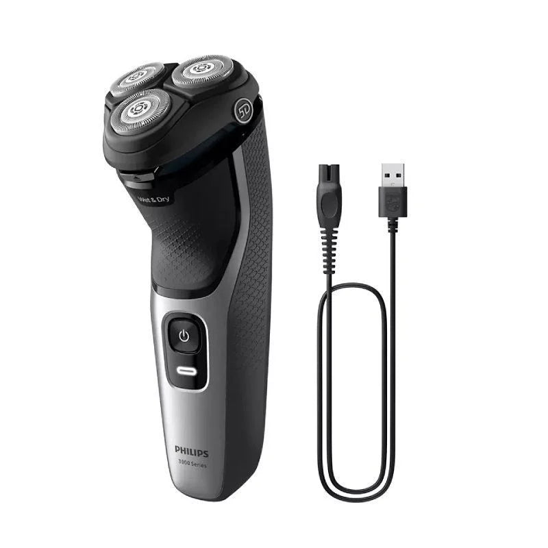 Máquina de Barbear Philips Shaver Series 3000 S3143/00 - Prateado brilhante