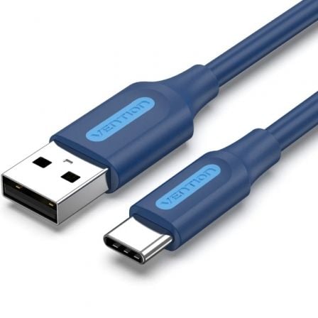 Cabo USB 2.0 Tipo-C Vention COKLF / USB Tipo-C Macho - USB-A Macho / 1m / Azul