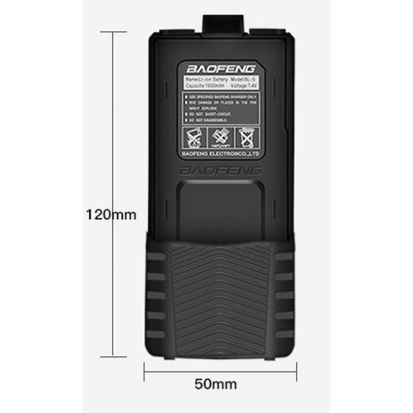 Batería para Walkie Talkie Baofeng Uv-5r 3800mah 7.4v