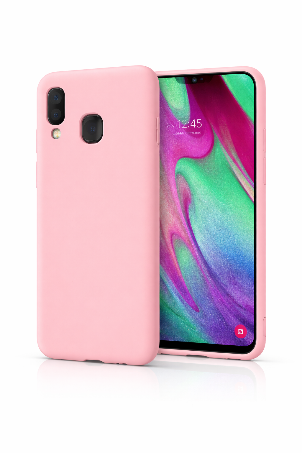 Capa em TPU Silicone para Samsung Galaxy A40 – Rosa | Multi4you®