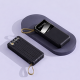 Power Bank 10000mAh com Cabos Integrados - Multi4you®