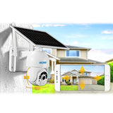 Câmera IP ESCAM QF 450 Solar 1080p 355º 4G/LTE