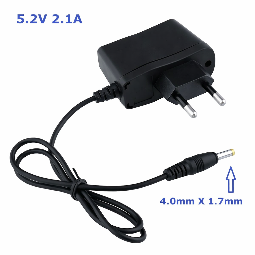 Carregador Transformador para Box TV Xiaomi 5.2V 2.1A Conector 4.00mm X 1.7mm - Multi4you®