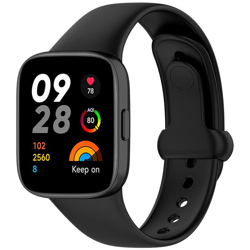 Pulseira de Silicone Xiaomi Redmi Watch 3 Sports Preto Oem