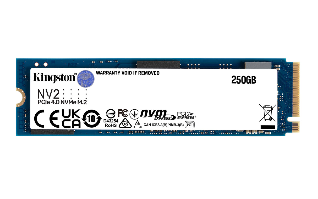 SSD Interno Kingston NV2 250GB M.2 NVMe