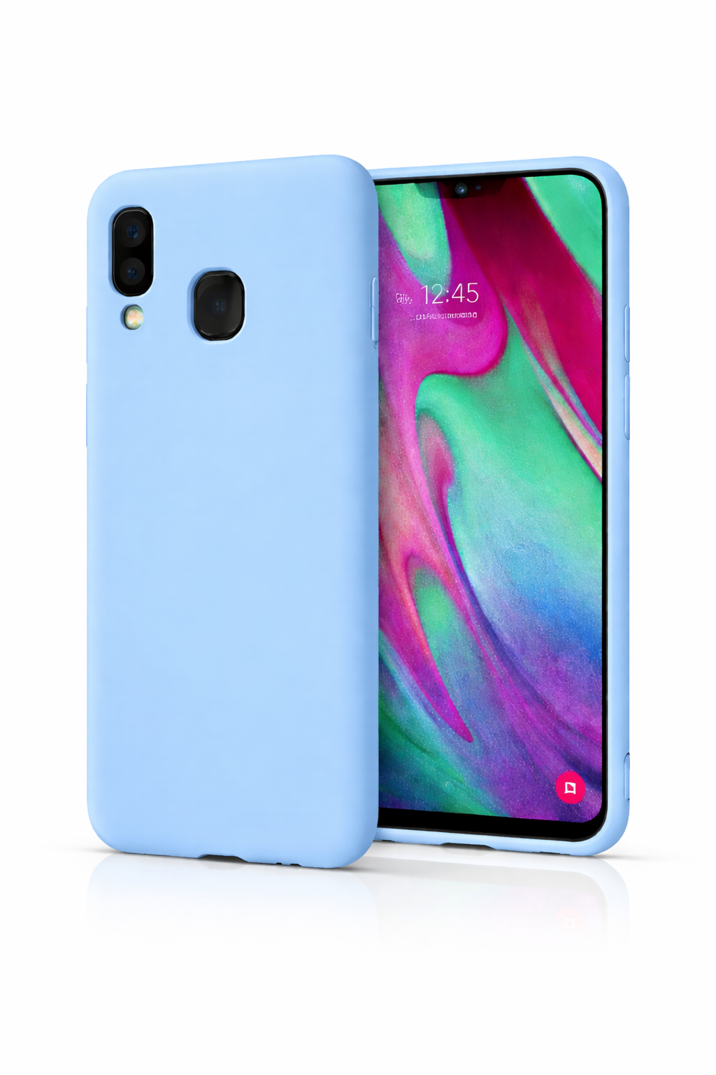 Capa em TPU Silicone para Samsung Galaxy A40 – Azul | Multi4you®