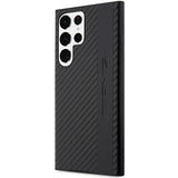 Capa AMG Carbon Stripe&Embossed para Samsung Galaxy S23 Ultra - preta