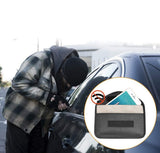 Caixa antifurto para chaves de carro, celular e rádio com bloqueio de interferência, gaiola de Faraday, 20 cm x 11 cm, preta
