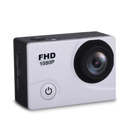Câmara de Ação Desportiva Full HD DV2400 Wi-Fi 12Mpx à Prova de Água + Acessórios - Branca