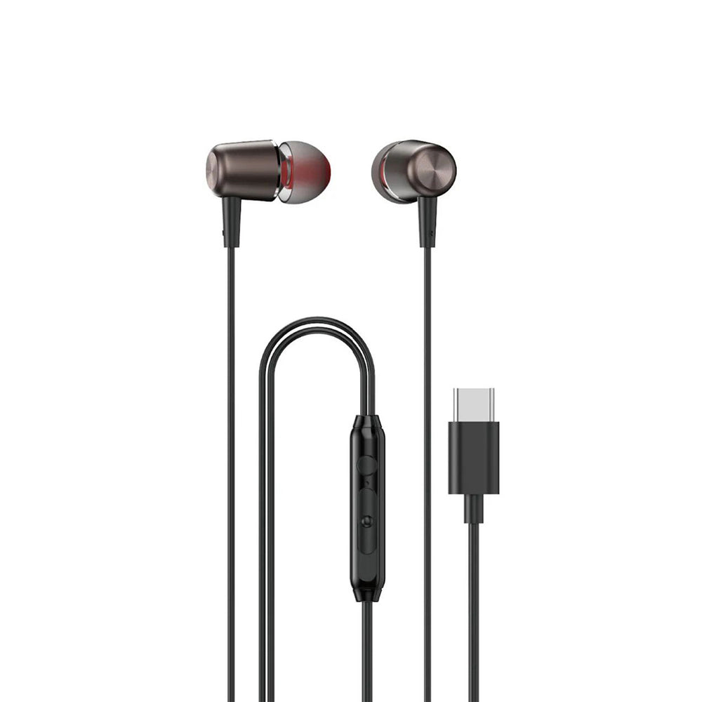 Fones De Ouvido Intra-auriculares Dudao X1prot Com Fio Usb-c 1.2m - Preto