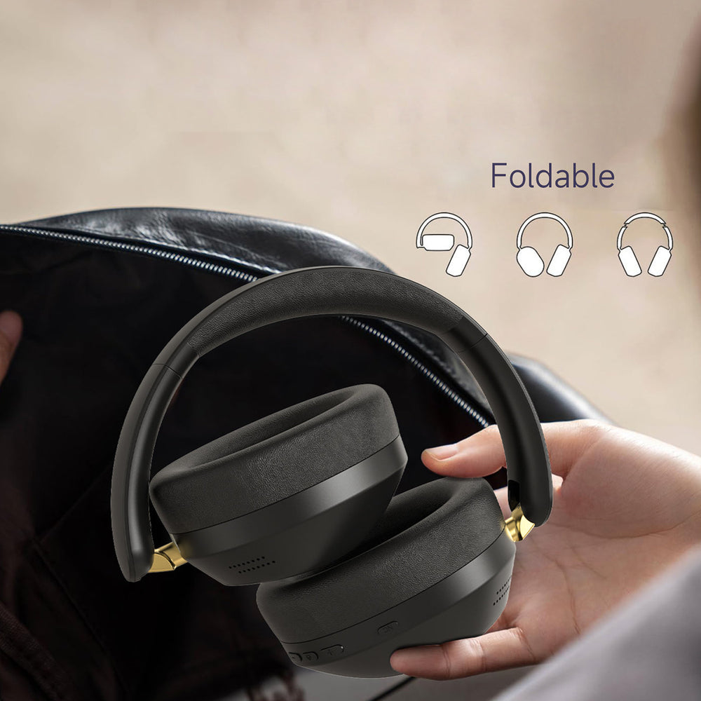 Auscultadores Bluetooth On-Ear Dudao X22 Max com ANC - Preto