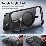 Capa ESR Classic Hybrid Halolock com MagSafe para iPhone 15 - transparente-preta