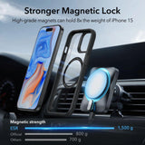 Capa ESR Classic Hybrid Halolock com MagSafe para iPhone 15 - transparente-preta