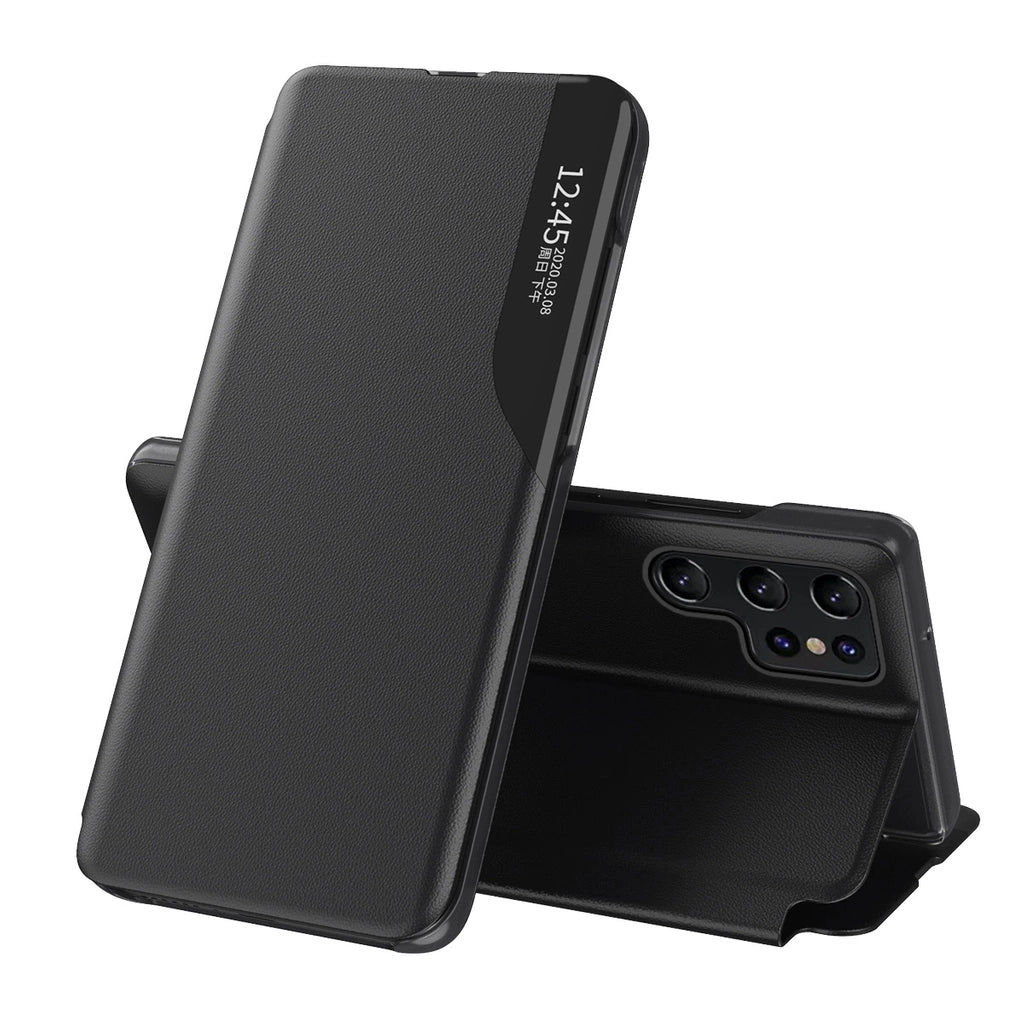 Capa Eco Leather View para Samsung Galaxy S24 Ultra – Preta