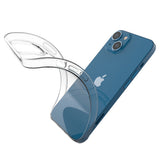 Capa Gel Ultra Clear 0.5 mm para iPhone 14 – Transparente