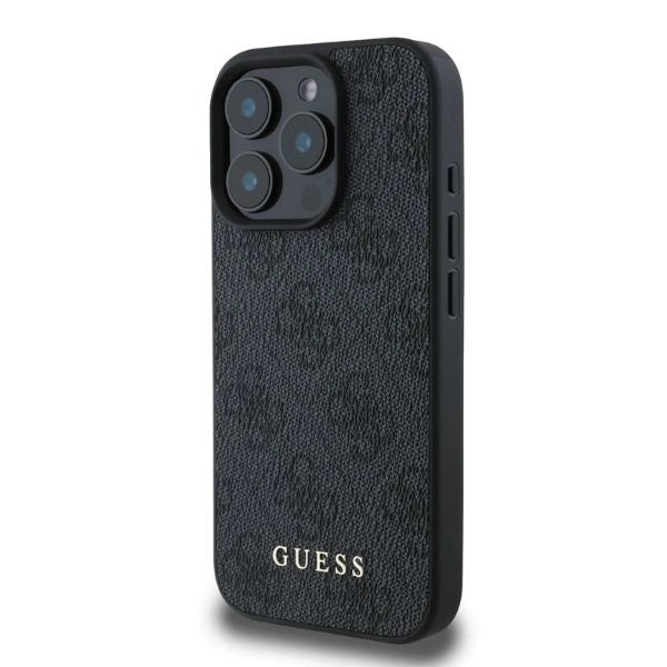Capa Guess 4G Classic para iPhone 16 Pro Max - Preto