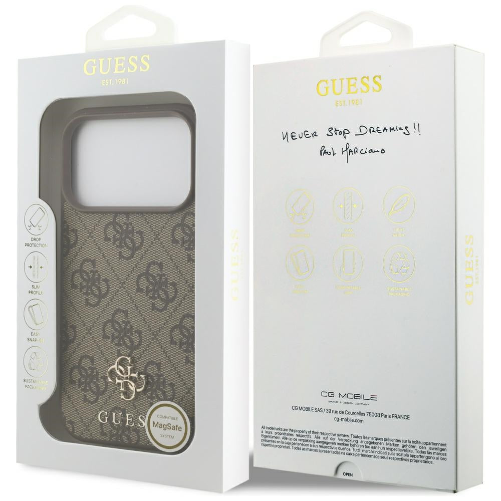 Guess 4G Small Classic Logo MagSafe Case - iPhone 17 Pro