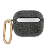 Capa para AirPods 3 Guess GUA34GSMK cinza 4G Script Metal Collection
