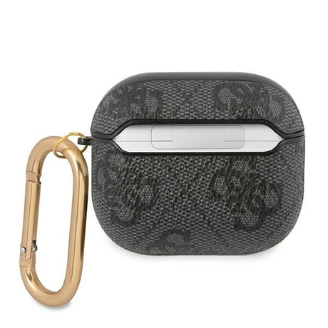Capa para AirPods 3 Guess GUA34GSMK cinza 4G Script Metal Collection