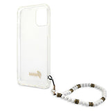 Capa Guess White Pearl para iPhone 12 Pro Max - transparente