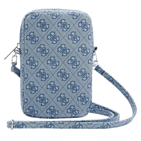 Bolsa Guess Zip 4G Triangle - azul