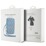 Bolsa Guess Zip 4G Triangle - azul