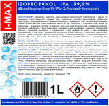 Álcool isopropílico Isopropanol IPA I-MAX 99,9% 1L