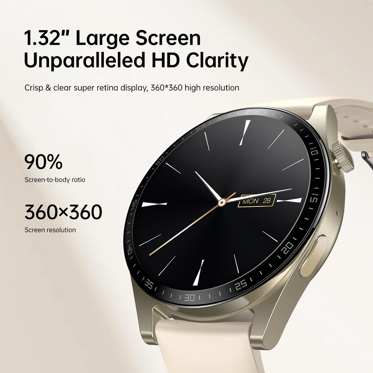 Smartwatch Joyroom Classic Series JR-FC2 - dourado