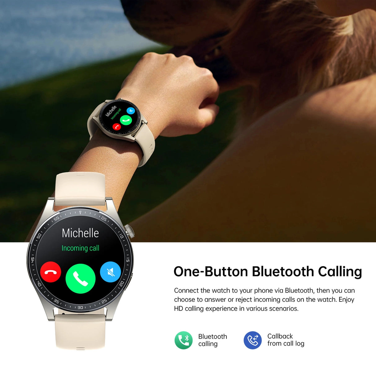 Smartwatch Joyroom Classic Series JR-FC2 - dourado