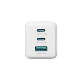 Carregador de Parede Joyroom JR-TG10 65W GaN 2x USB-C + USB-A com cabo USB-C 1,2m 100W - Branco
