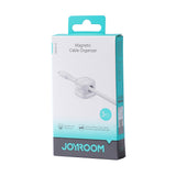 Organizador de cabos Joyroom JR-ZS368 magnético - branco (3 peças)