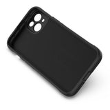 Capa Magic Shield Case para iPhone 14 Plus, flexível e resistente, na cor preta.