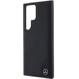 Capa MagSafe Mercedes Leather Debossed Line para Samsung Galaxy S24 Ultra - preta