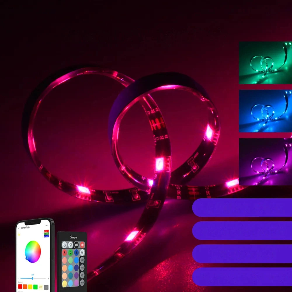 Sonoff Fita led L2 Smart Rgb Wi-fi 12V Dc IP65 (5 Mts) - L2-5M