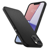 Capa Spigen Liquid Air para iPhone 13 - preto fosco