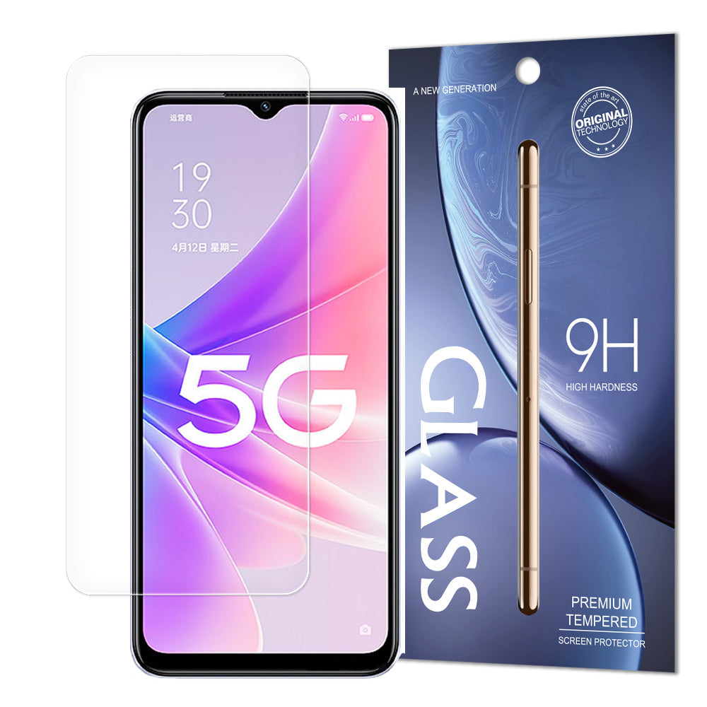 Película de vidro temperado com dureza 9H para Oppo A77 4G / A57 4G / A57s / A57e