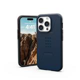 Capa UAG Civilian MagSafe para iPhone 15 Pro - azul escuro