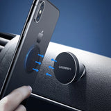 Ugreen LP123 30836 placas metálicas redondas para suportes magnéticos de telefone - preto (2 unidades)