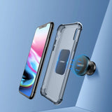 Ugreen LP123 30836 placas metálicas redondas para suportes magnéticos de telefone - preto (2 unidades)