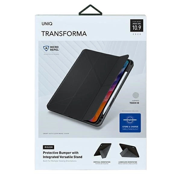 Capa UNIQ Transforma Rigor para iPad Air 10.9 (2020) - cinza