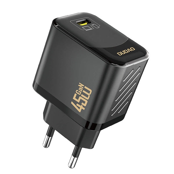 Dudao A28 – Carregador Rápido 45W GaN USB-C – Preto