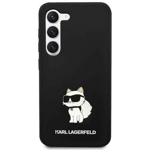 Capa Karl Lagerfeld de Silicone Choupette para Samsung Galaxy S24+ - preta