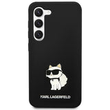 Capa Karl Lagerfeld de Silicone Choupette para Samsung Galaxy S24+ - preta